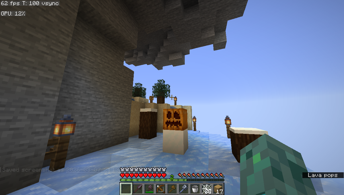 The icy region of the Spiral tower