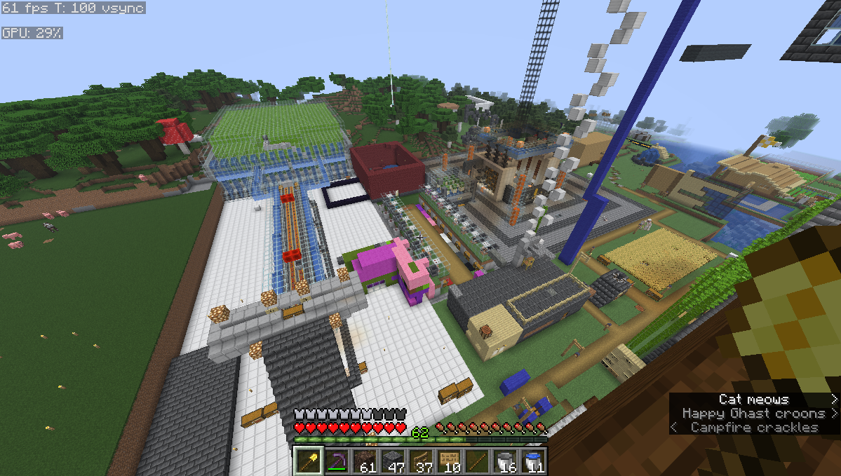 Plaza of the survival world