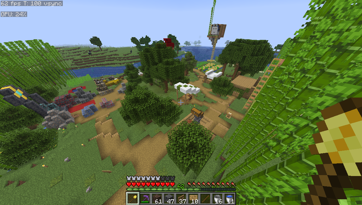 Someone's house surrounded by bamboo