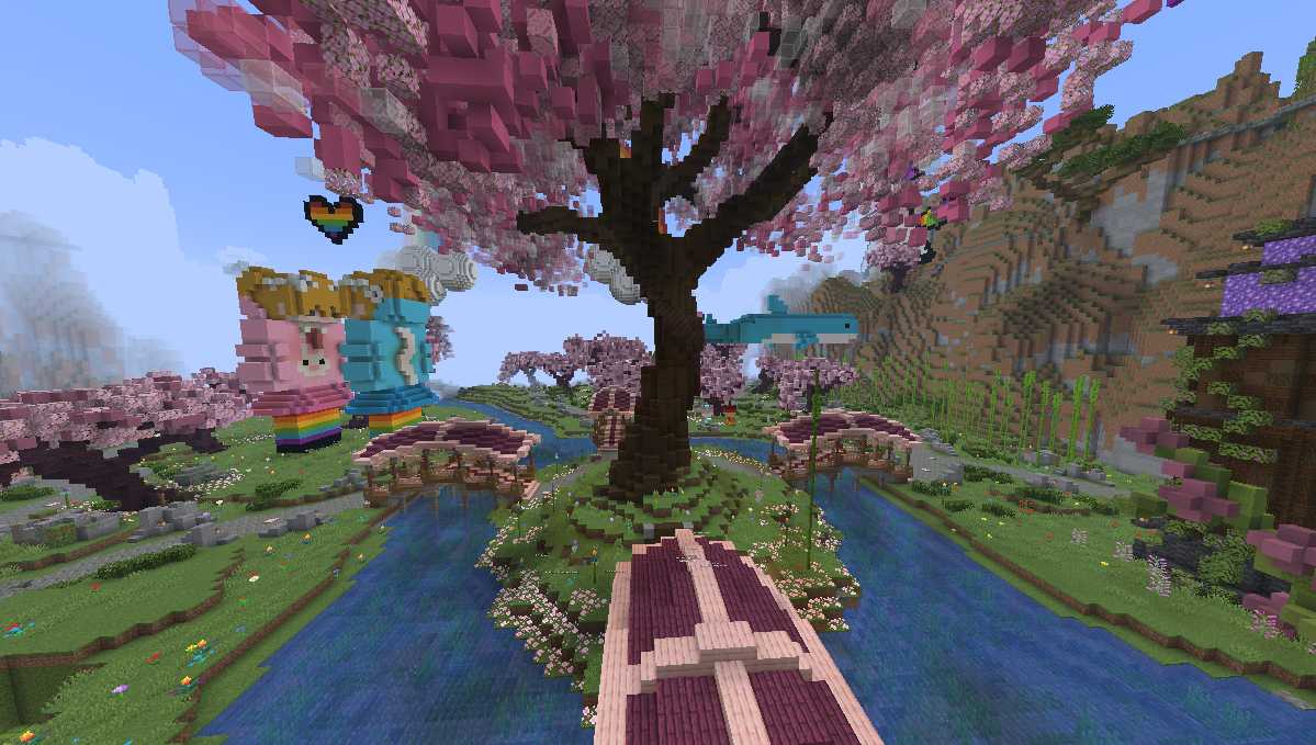 The Rainbow hub's big tree
